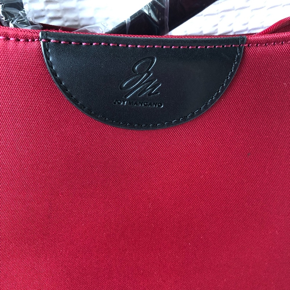 Joy Mangano’s Designer Drop Bag N.W.T. + Shoulder Mini Wallet Rich Red Color. - Picture 8 of 11